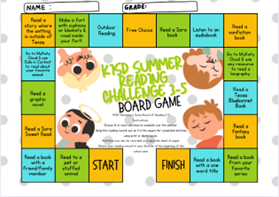 KISD Summer Reading Challenge 3-5 KISD Summer Reading Challenge 3-5